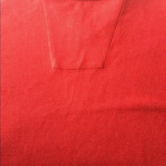 Izod Men’s V Neck Ribbed Sweater XL Red Cotton Blend - Picture 4 of 12